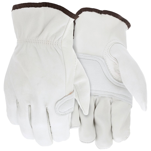 Mcr Safety Gloves, Goat Grain Drvr w/Kystne Thb Padded DP, XXL, 12PK 3615DPXXL - main
